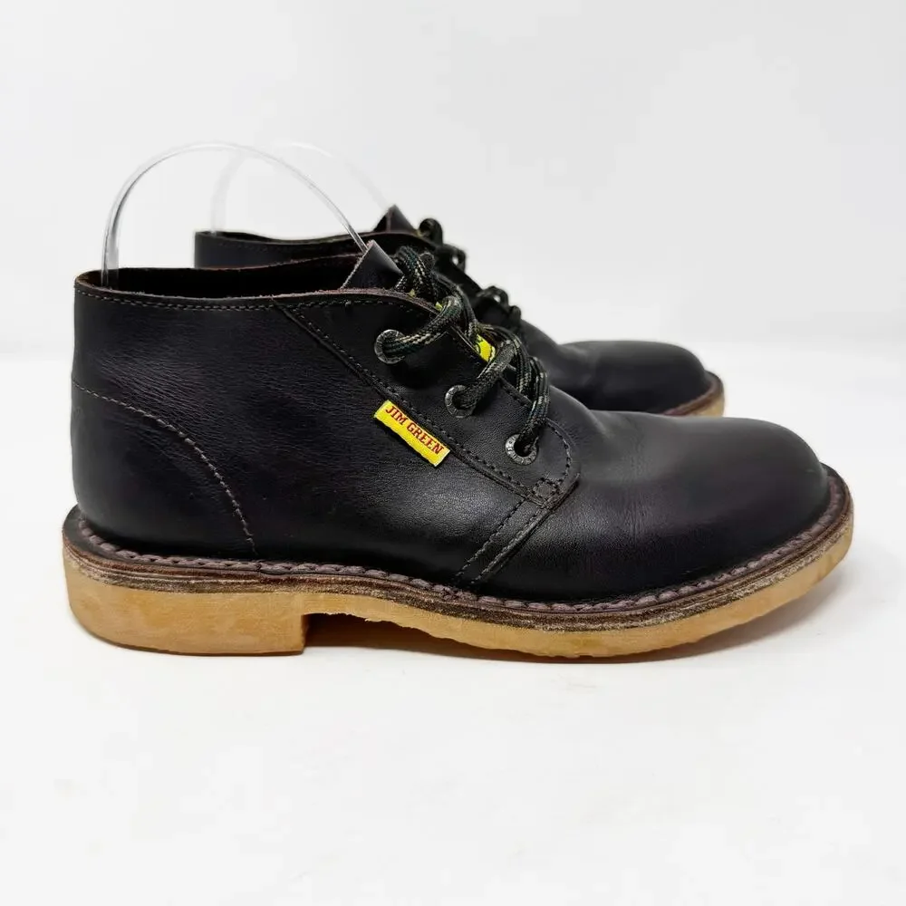Jim Green Vellie Chukka Boots Leather Crepe Sole Brown Men’s US 7